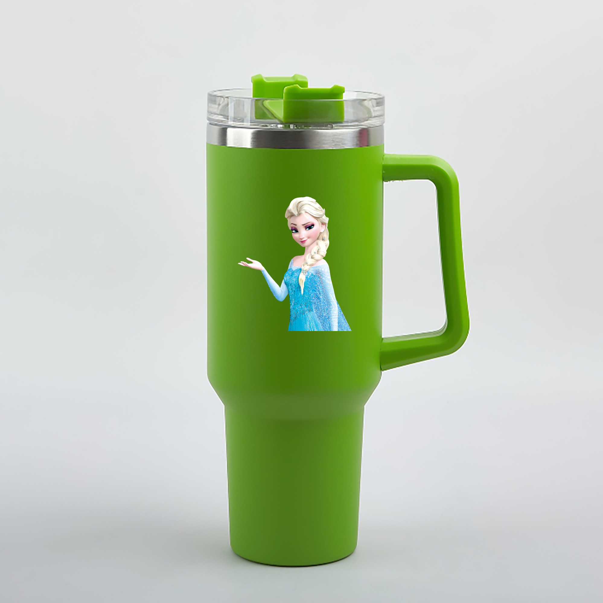 （画像用） アナと雪の女王 アンナ エルサ Frozen Anna Elsa 1200mL車用タンブラー（カラープリント）